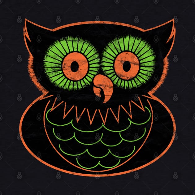 Vintage Halloween Owl by LMHDesigns